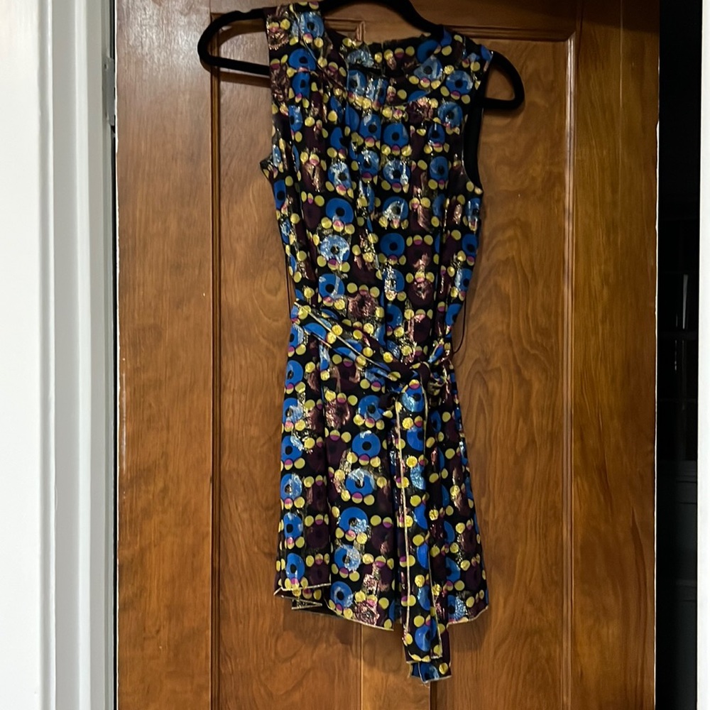 Anna Sui shimmer dress.